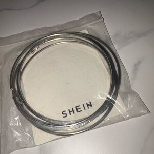 SHEIN Shiny Silver Bracelets